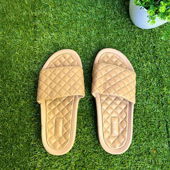 APL Lusso Quilted Slide clay Sandals womens 5 Rose Dust - Picture 10 of 16